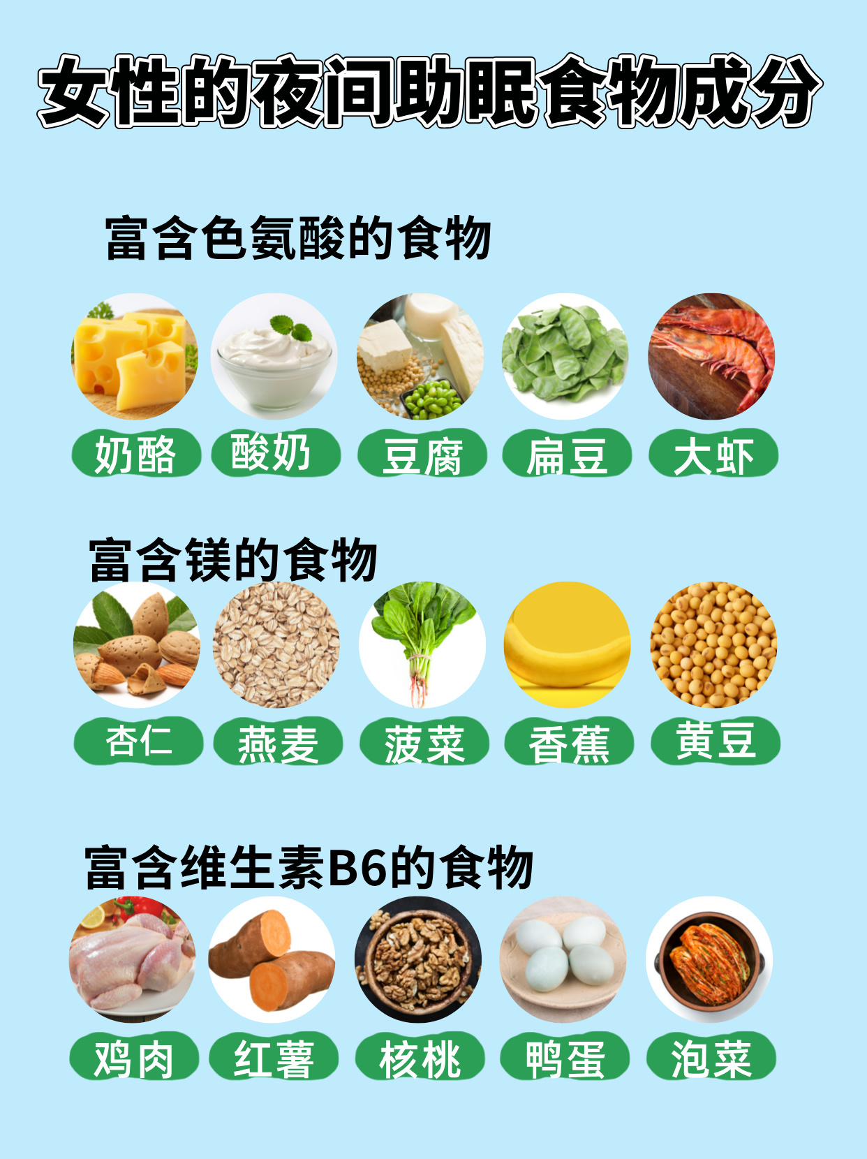 什么食物可以帮助睡眠效果好