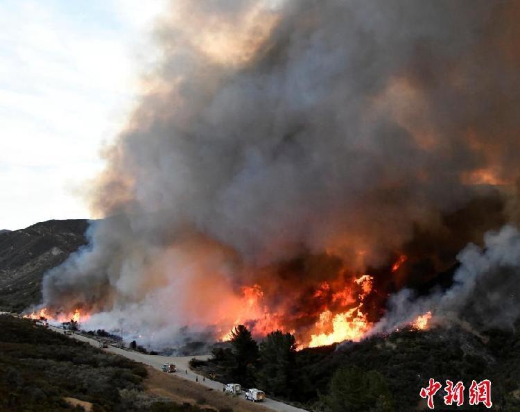 山火前后洛杉矶变化