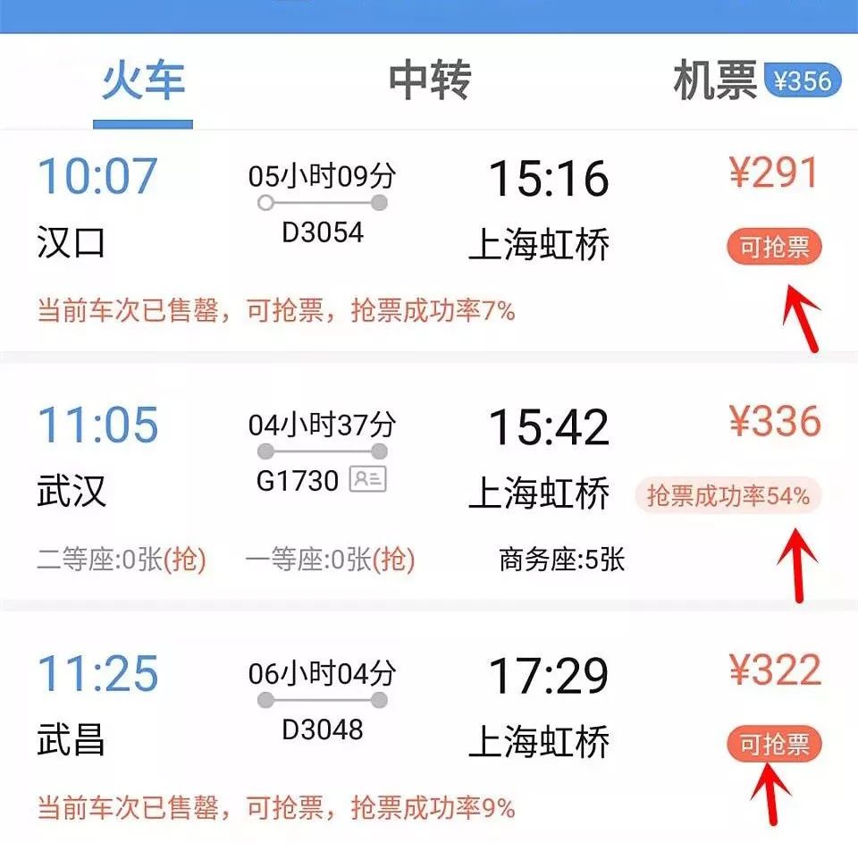 12306售罄为何其他APP还显示有票？