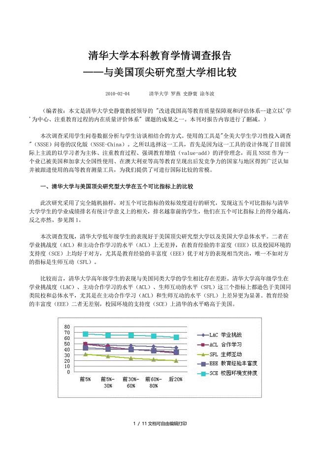 清华大学发布最新本科教学质量报告，探索教育新高峰