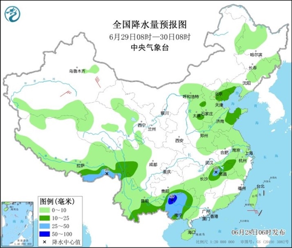 全国大部降水逐渐减弱消退，气象分析及其影响