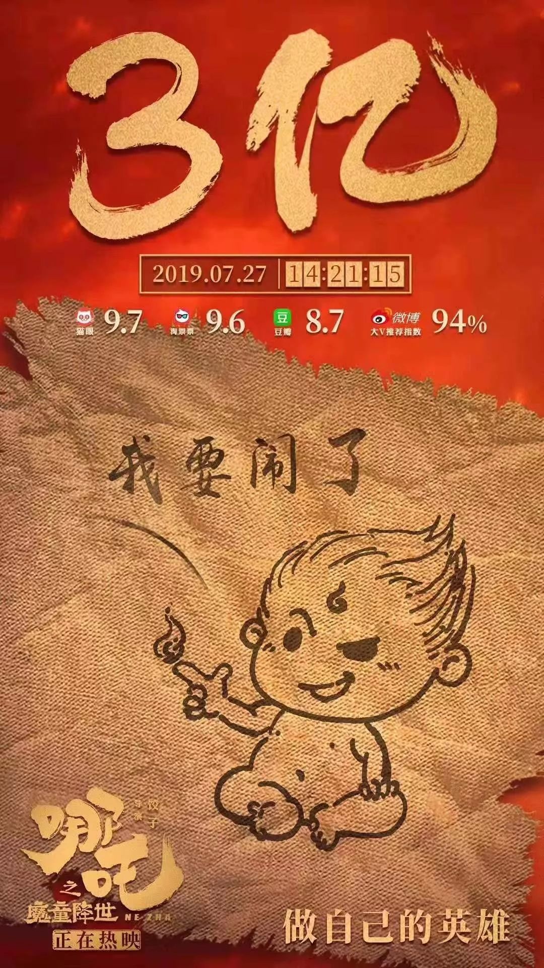 饺子导演破亿海报手稿盛宴，揭秘爆款背后的创作传奇！